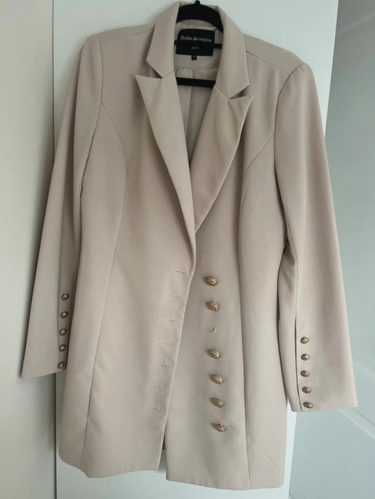 Beige blazer maat S, Beige, Ophalen of Verzenden, Zo goed als nieuw, Jasje