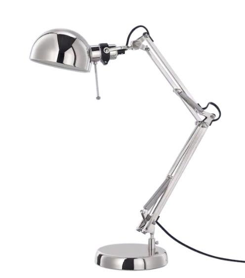 FORSA lamp, Ophalen of Verzenden, Gebruikt, Metaal, Minder dan 50 cm