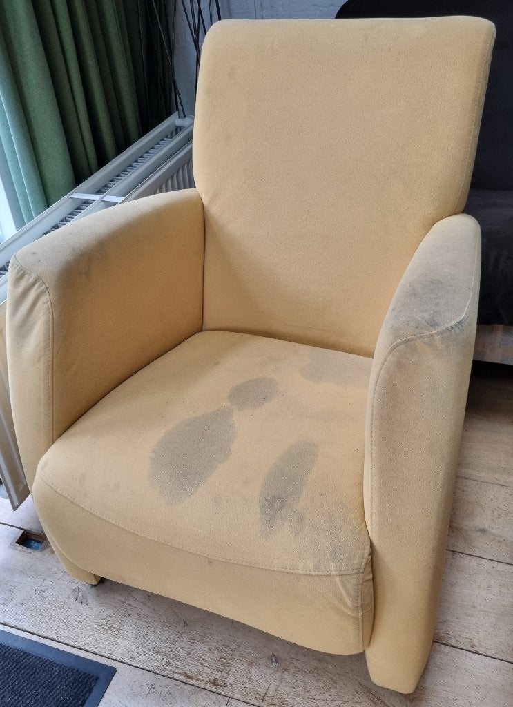 Relaxstoel, Ophalen, Gebruikt, Minder dan 75 cm, Stof