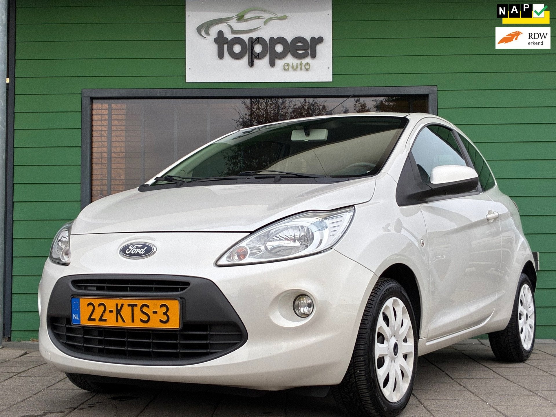Ford Ka 1.2 Titanium|1e Eigenaar|D-riem v.v.|NAP|Airco|Elekt, Voorwielaandrijving, Gebruikt, 1242 cc, 4 cilinders