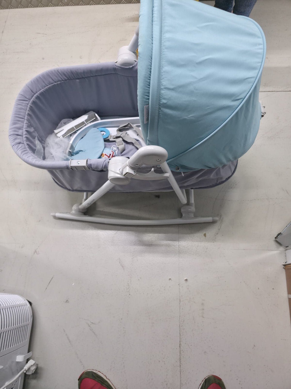 kinderkraft wieg 5 in 1, Ophalen