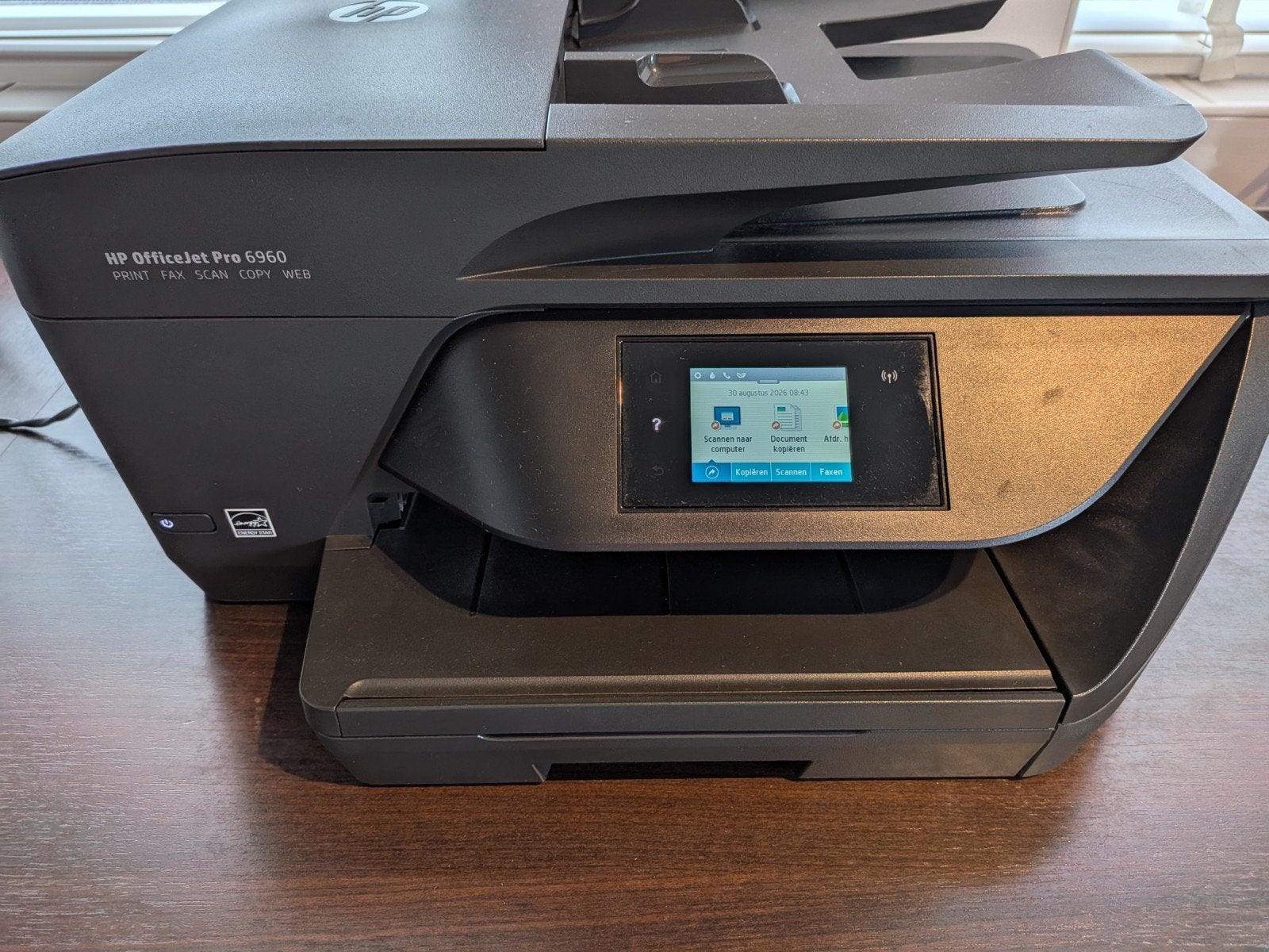 HP OfficeJet Pro 6960 All-in-One Printer, Gebruikt, Inkjetprinter, All-in-one, Draadloos