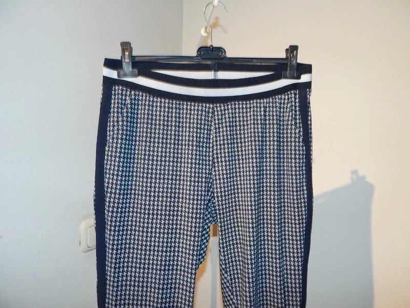 Studio Anneloes travel stof broek in ruitjes print mt L, Maat 38/40 (M), Verzenden, Lang, Gedragen