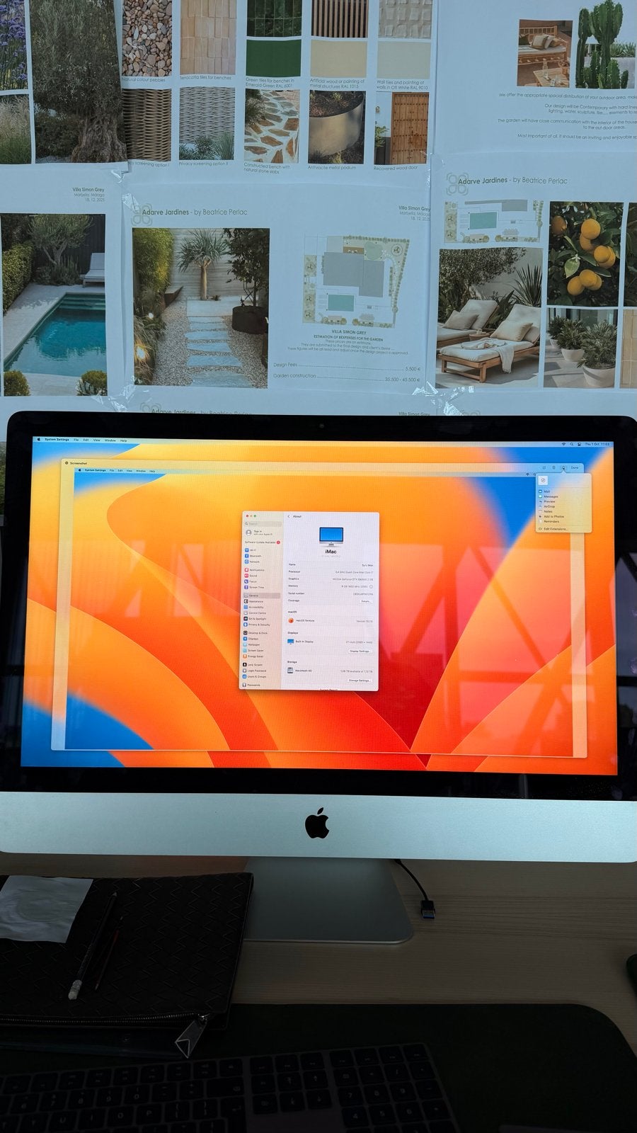 Apple iMac 27 inch (late 2012) - Zonder muis en toetsenbord, Computers en Software, Gebruikt, HDD en SSD, 2 tot 3 Ghz, 8 GB