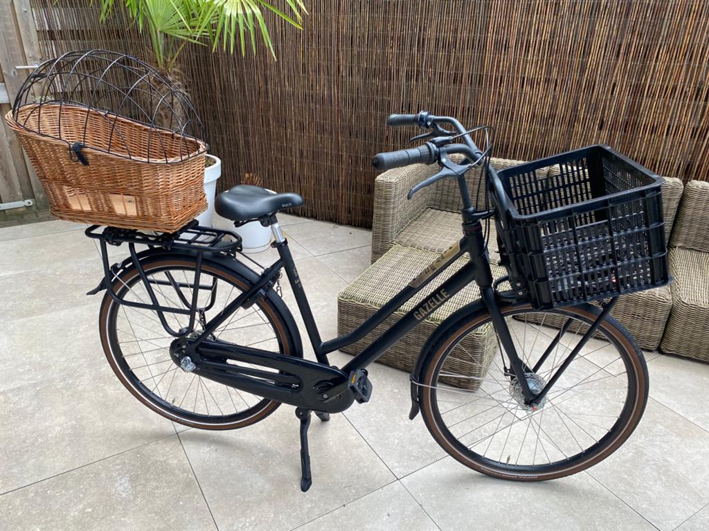 Gazelle fiets 54 cm, Fietsen en Brommers, Fietsen | Dames | Damesfietsen, 53 tot 56 cm, Ophalen, Zo goed als nieuw, Gazelle