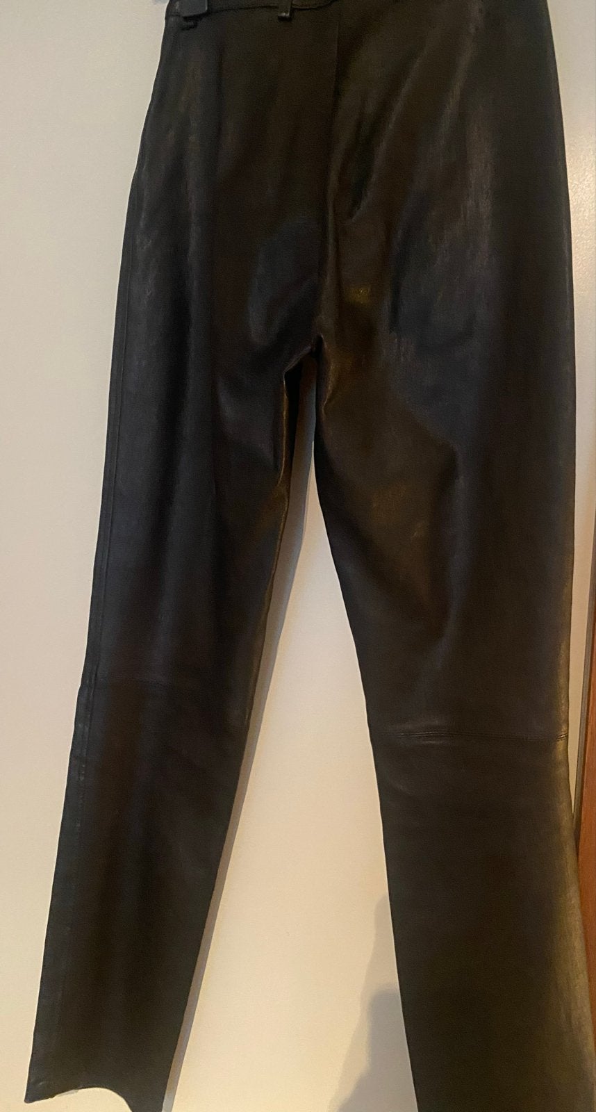 Pauw Amsterdam Zwarte Leren Broek Maat 36, Kleding | Dames, Ophalen of Verzenden, Zo goed als nieuw, Maat 36 (S), Zwart