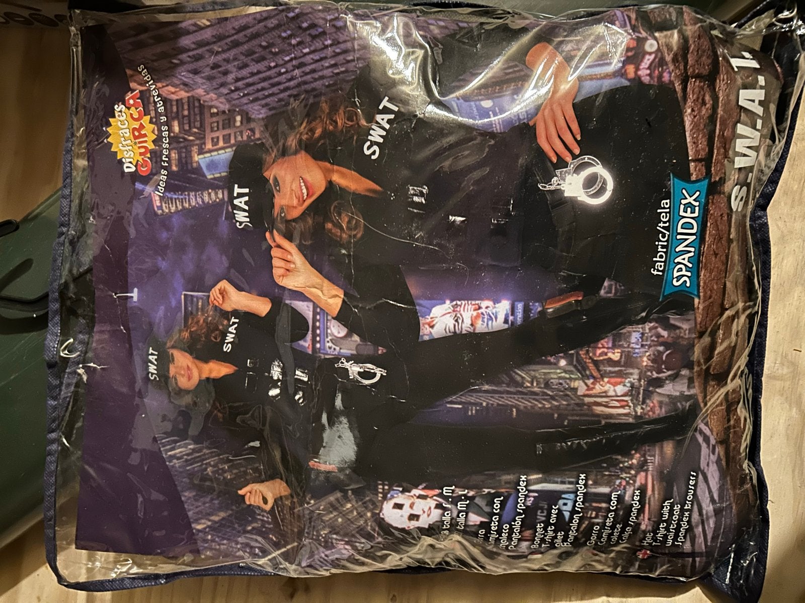 SWAT Politie Kostuum - Maat M, Carnaval, Zo goed als nieuw, Kleding, Ophalen
