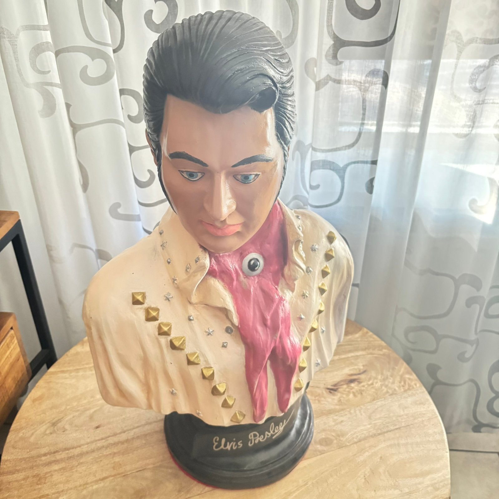 Elvis  presley beeld, Verzamelen, Muziek, Artiesten en Beroemdheden, Ophalen, Pop, Beeldje of Miniatuur
