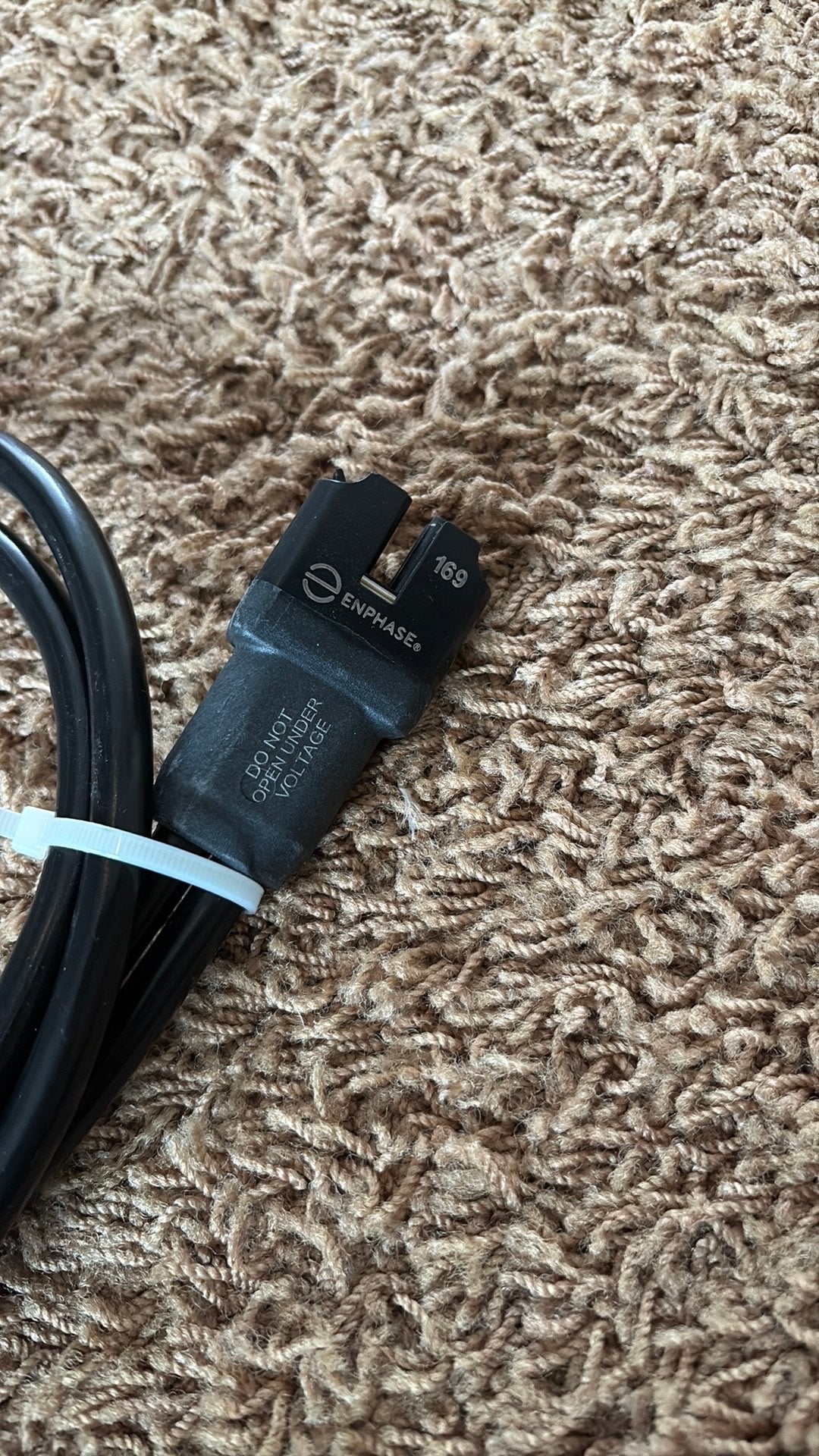 Enphase kabel (Iq7)met connector en eindkap, Ophalen, Zo goed als nieuw, Kabel of Snoer