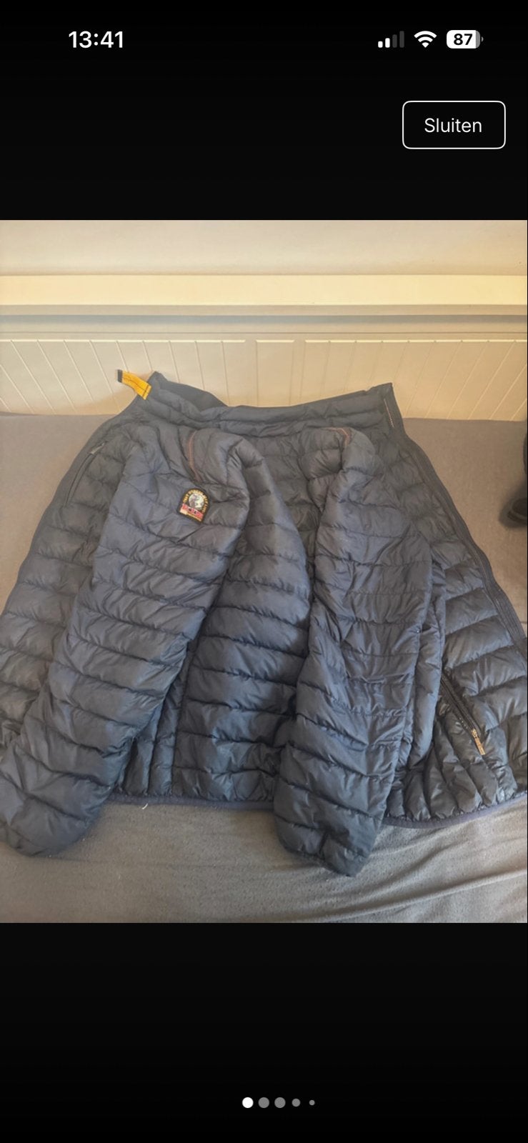 Parajumpers Jas Heren Donkerblauw - Licht Gebruikt, Ophalen of Verzenden, Zo goed als nieuw, Overige maten, Blauw