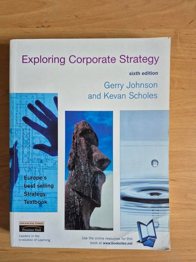 Exploring Corporate Strategy - Gerry Johnson & Kevan Scholes, Boeken, Studieboeken en Cursussen, Gelezen, Gerry Johnson and Kevan Scholes