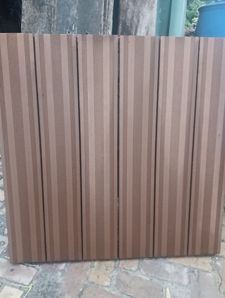 kunststof vlonder platen, Tuin en Terras, Terrasdelen en Vlonders, Ophalen, Gebruikt, Kunststof