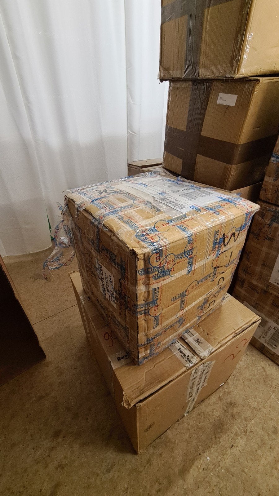 Tweedehands dozen 9 stuks geschikt als verhuisdoos, Ophalen, Doos, 35 tot 50 cm