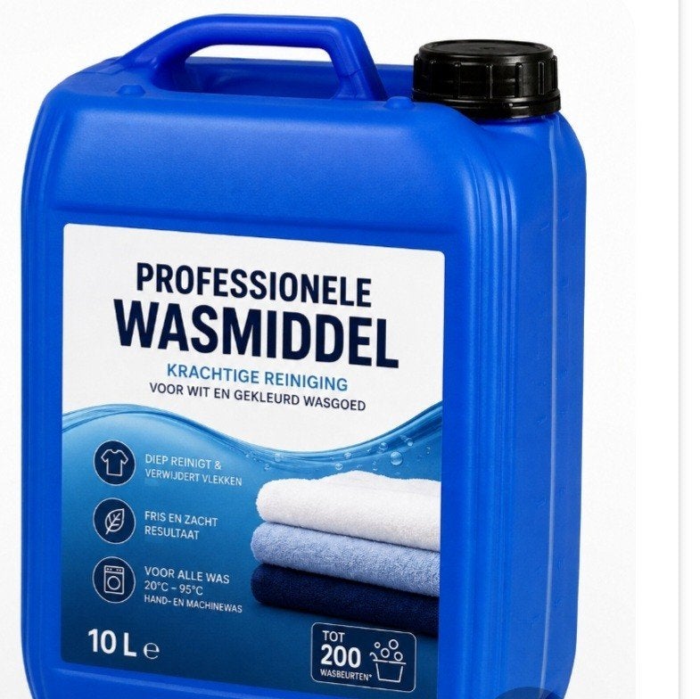 wasmiddel PROFESSIONEEL 10  LITER, Ophalen of Verzenden