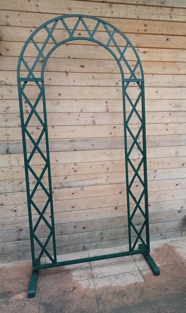NIEUW HOUT ROZENBOOG TRELLIS KLIMREK GROEN  100 X 205, Tuin en Terras, Tuinwanddecoratie, Ophalen, Nieuw