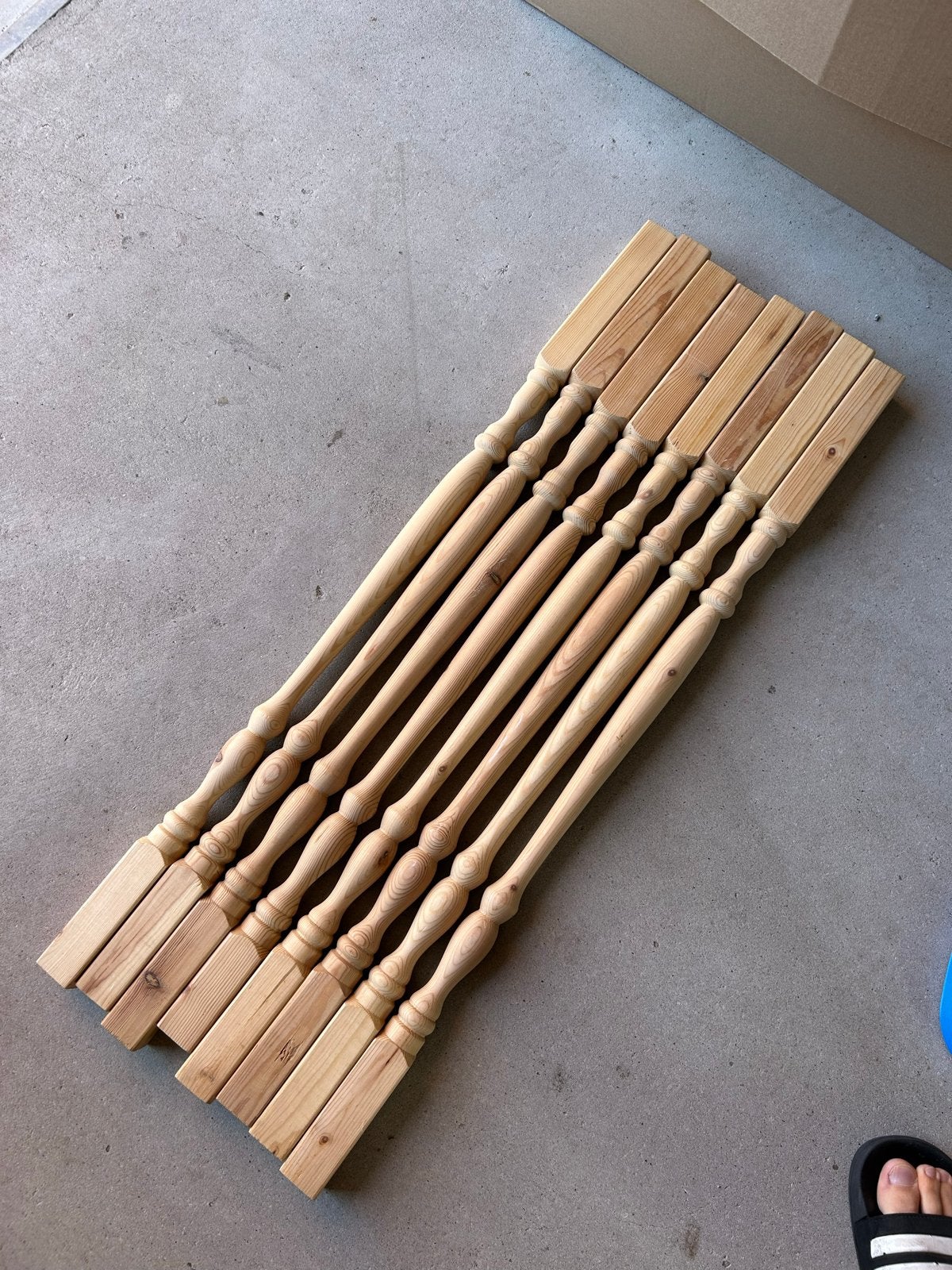 Trapspijlen 98x4cm - Set van 8, Ophalen, Nieuw, Trap, Minder dan 2 meter