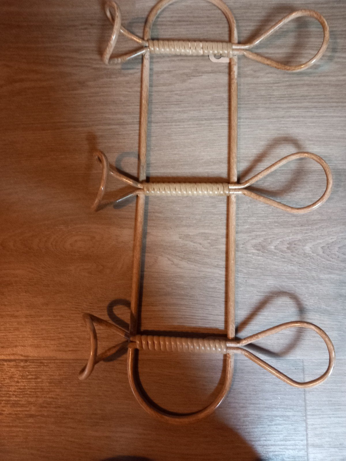 rotan wandkapstok met 3 haken, Overige materialen, Gebruikt, Minder dan 100 cm, Ophalen