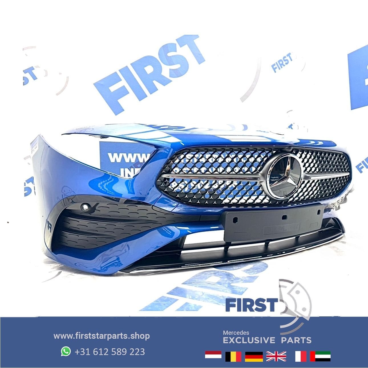 W177 FACELIFT BUMPER AMG A1778858705 VOORBUMPER COMPLEET 202, Gebruikt, -, Voor, Ophalen of Verzenden