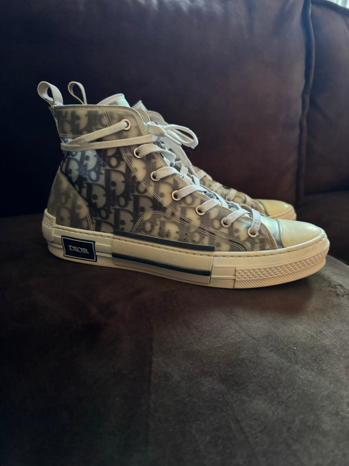 Dior B23 High-Top Sneakers Maat 42,5, Kleding | Heren, Ophalen of Verzenden, Gedragen, Overige kleuren, Sneakers of Gympen
