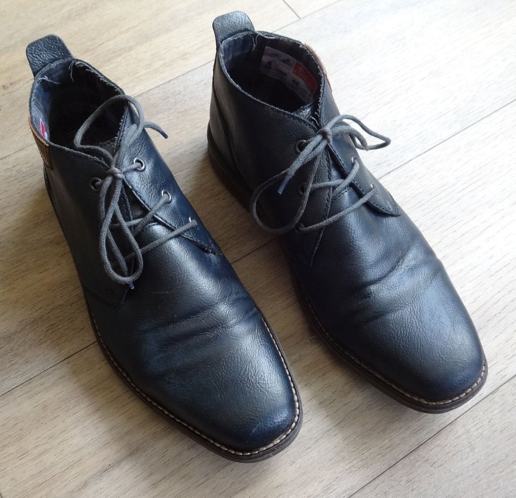 Herenschoenen Rieker maat 44 blauw, Blauw, Ophalen of Verzenden, Rieker, Gedragen