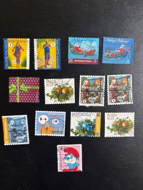 postzegels België, Verzenden, Gestempeld, Overig, Gestempeld