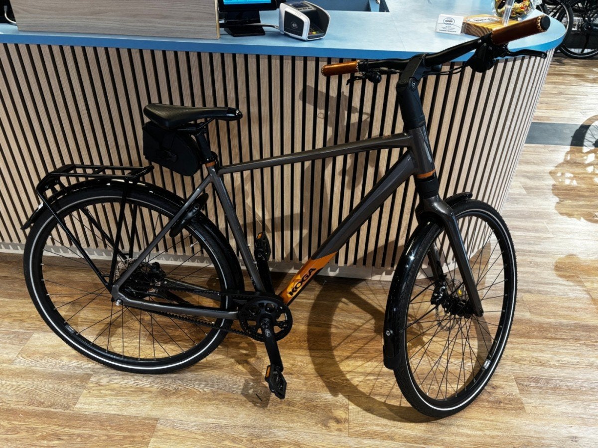 Koga F3 6.0 Gents Heren Off Black High Gloss 55cm, Fietsen en Brommers, Gebruikt, -, -, -