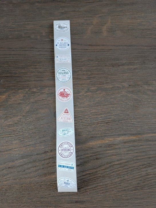 Paspoortstempel stickers (postcrossing), Verzamelen, Ophalen of Verzenden, Nieuw