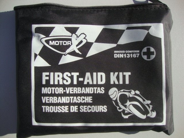 MOTOR FIRST AID KIT VERBANDDOOS VAKANTIE SET EHBO, Ophalen of Verzenden, Nieuw