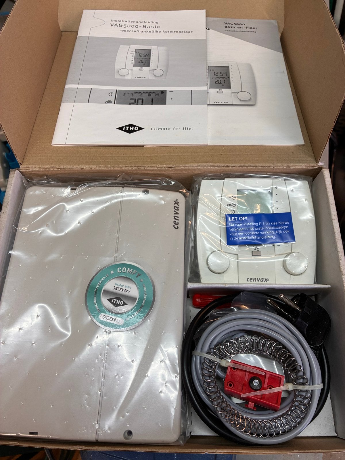 Cenvax VAG5000 weersafhankelijke CV-regeling NIEUW IN DOOS, Thermostaat, Minder dan 30 cm, Nieuw, Minder dan 60 cm