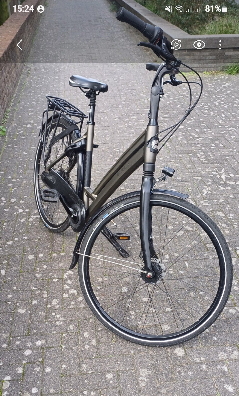 Gazelle Chamonix C8 Damesfiets - Zo goed als nieuw, Ophalen, Velgrem, Versnellingen, Zo goed als nieuw