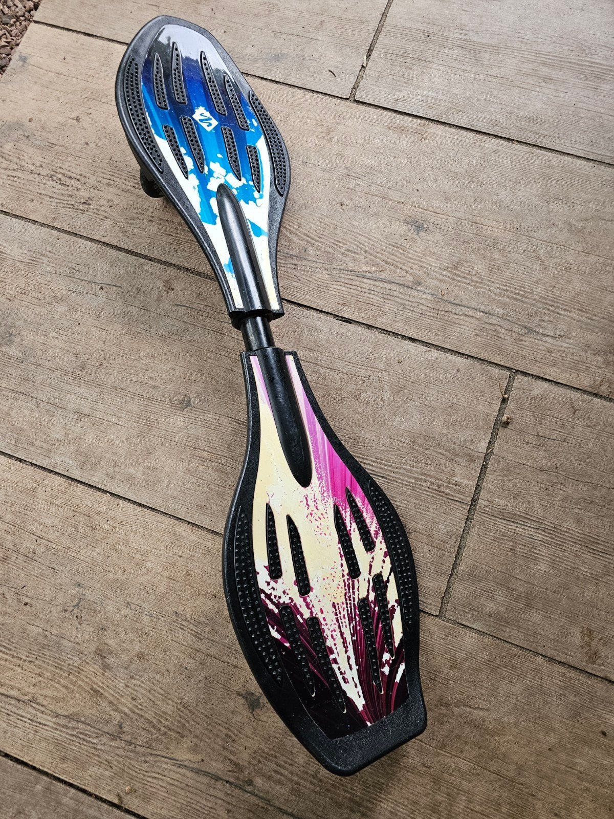 Waveboard Street Surfing - Blauw/Roze, Ophalen of Verzenden, Gebruikt, Waveboard