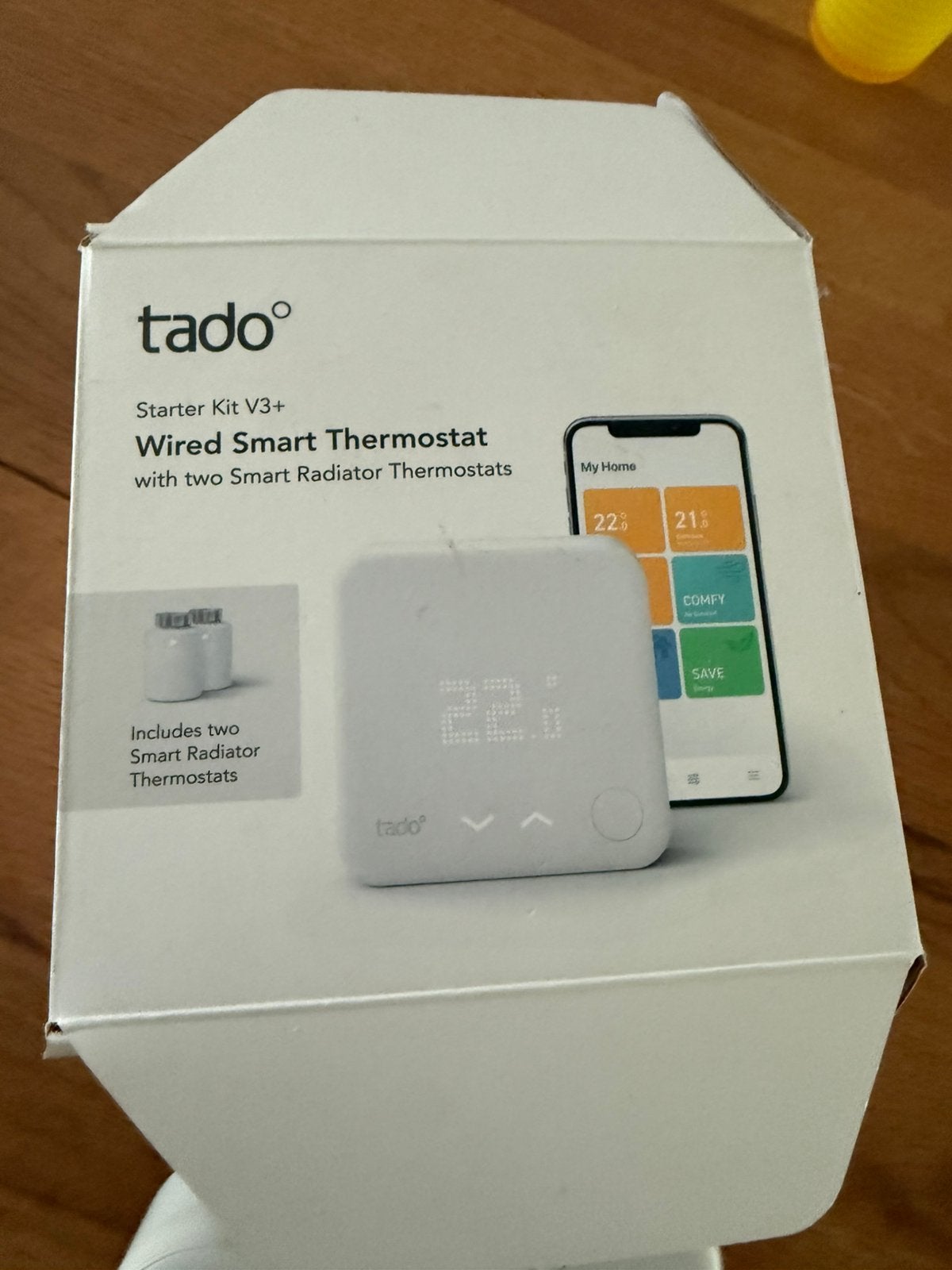 Tado thermostaatset, Ophalen of Verzenden, Slimme thermostaat, Zo goed als nieuw