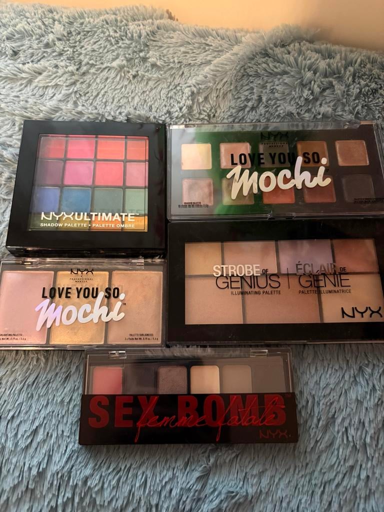 NYX palettes, Ophalen of Verzenden, Zo goed als nieuw, Zwart, Handen en Nagels