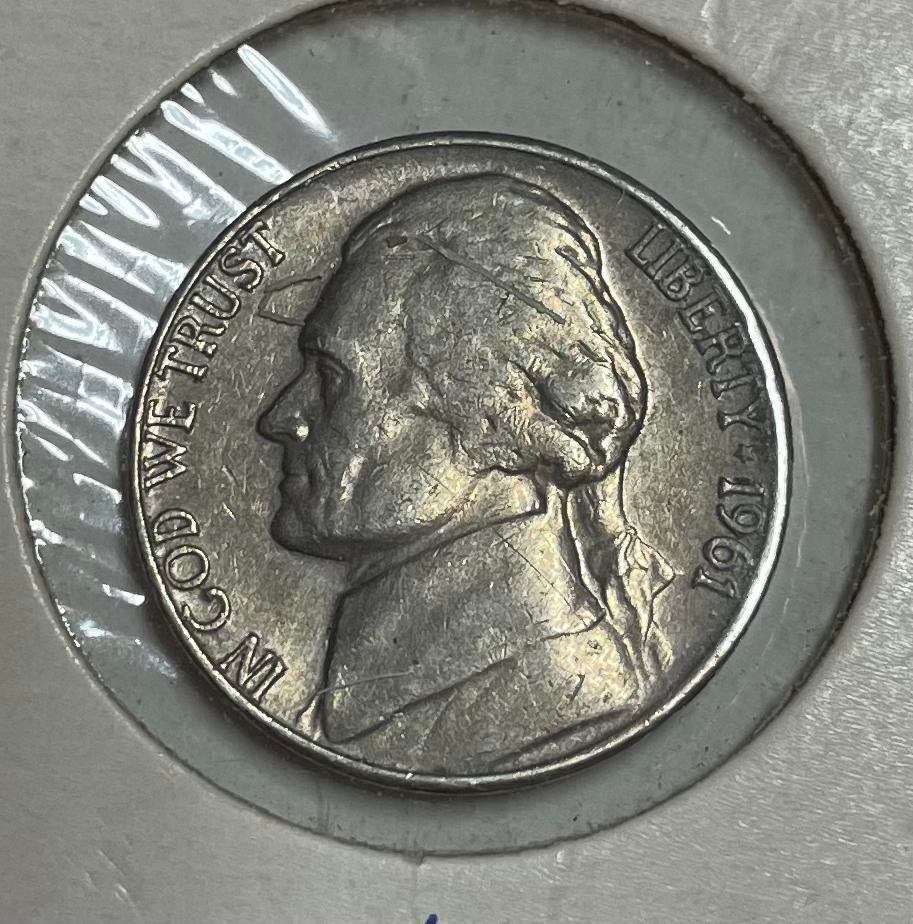 5 cent Amerika 1961, Postzegels en Munten, Munten | Amerika, Ophalen of Verzenden, Noord-Amerika