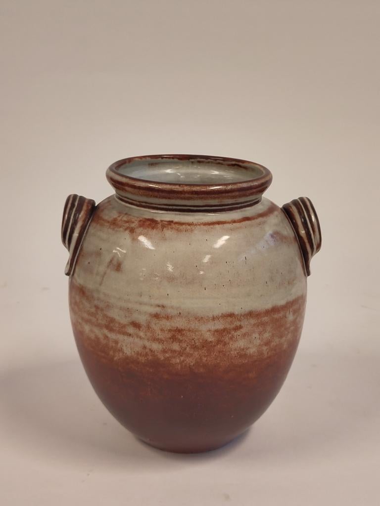 Vintage vaas Mobach Utrecht keramiek jaren 30 50, Antiek en Kunst, Ophalen of Verzenden