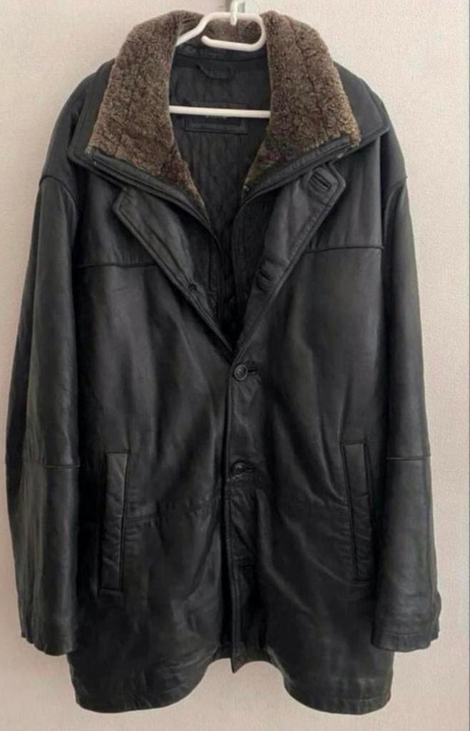 Prachtige leren jas van MILESTONE..mt:l, Kleding | Heren, Jassen | Winter, Zwart, Ophalen of Verzenden, A, C