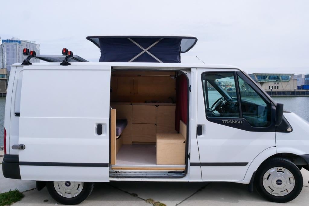 Ford Transit Camper | Pop Top | Design Inbouw | 2013, Ford, Tot en met 2, Particulier, Reservewiel