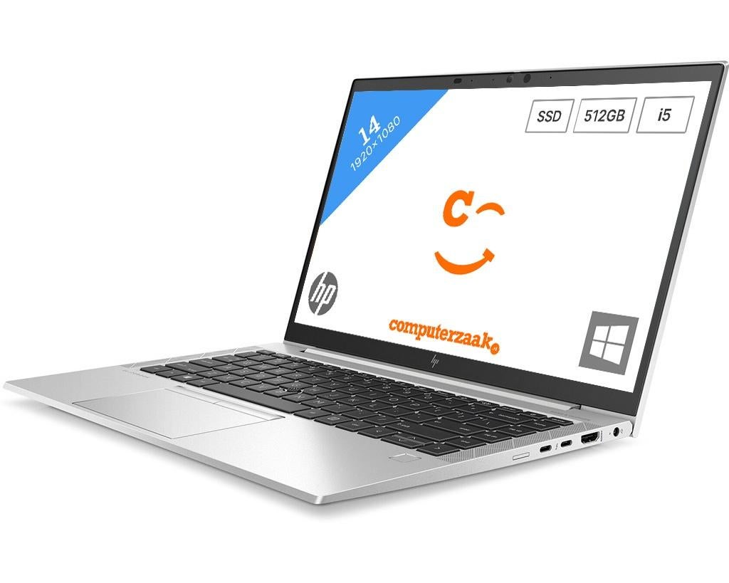 HP EliteBook 840 G7/Intel Core i5 1.6GHz/8GB/256GB, Hp, 256 GB, 2 tot 3 Ghz, Qwerty