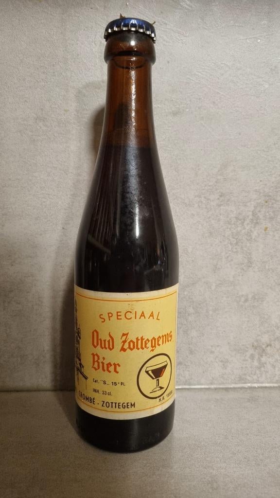 Oud Zottegems Bier - Crombé, Zottegem (gesloten) - ~'78-'85, Ophalen of Verzenden, Zo goed als nieuw, Glas of Glazen, Overige merken