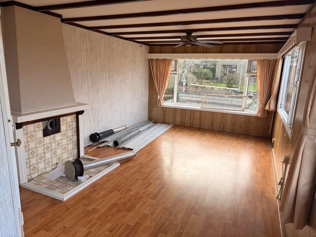 Groot chalet te koop, Caravans en Kamperen, Stacaravans, tot en met 3, Ophalen