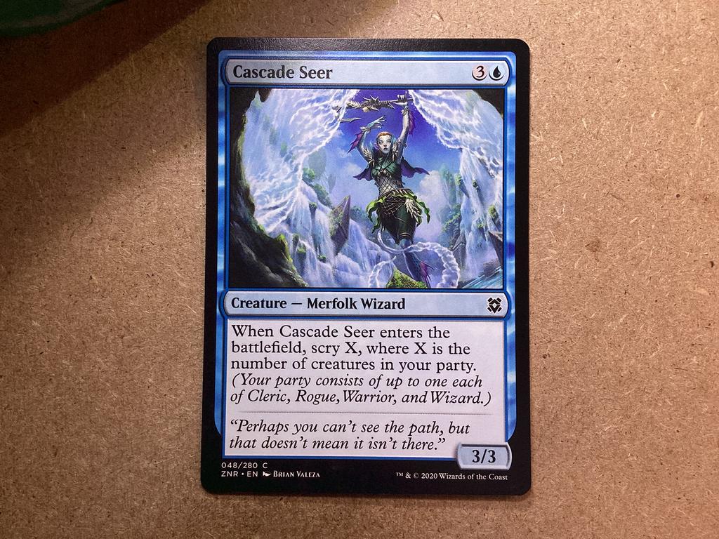1x Cascade Seer [048/280] (Near Mint), Ophalen of Verzenden, Zo goed als nieuw, Losse kaart