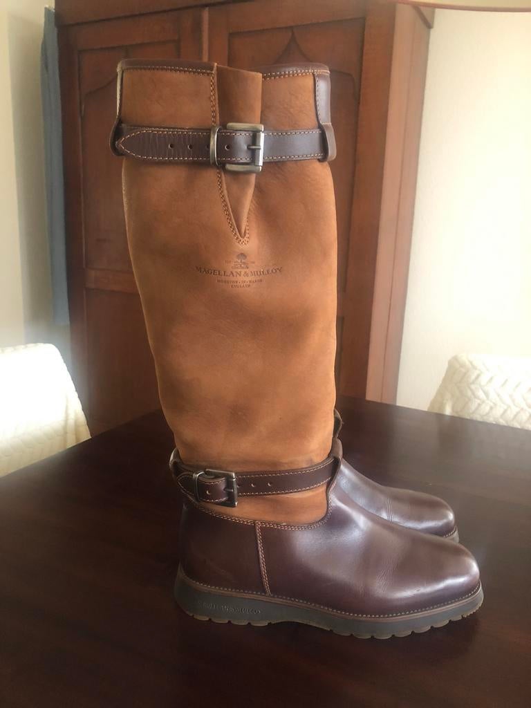 Magellan & Mulloy Xscape outdoor laarzen maat 38, Kleding | Dames, Schoenen, Hoge laarzen, Bruin, Ophalen of Verzenden, Zo goed als nieuw