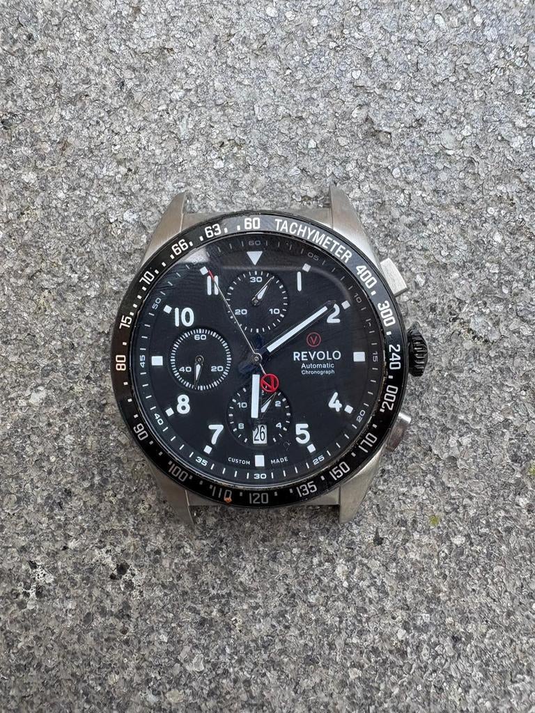 Zeldzaam Revolo Chronograph Limited Edition, Staal, Polshorloge, Overige materialen, Zo goed als nieuw