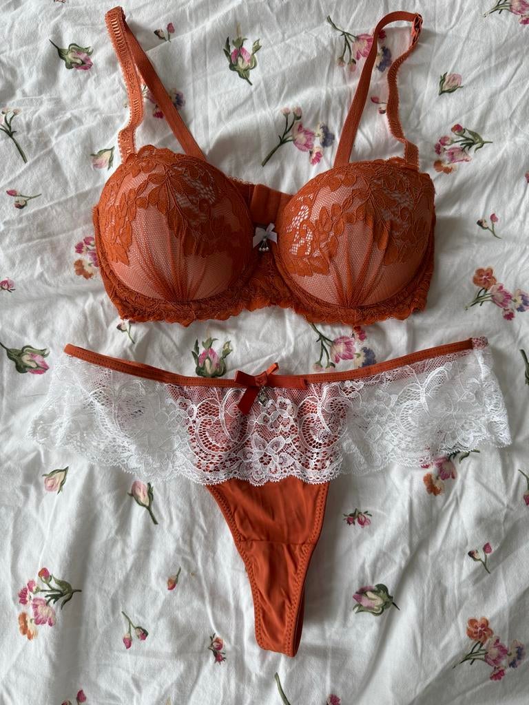 Lingerie set janina, Ophalen of Verzenden, Oranje, Overige typen