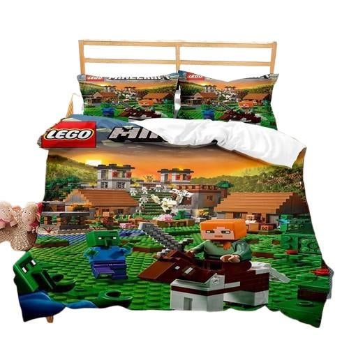 Dekbedovertrek Minecraft, Jongetje of Meisje, Dekbedovertrek, Nieuw, Ophalen of Verzenden