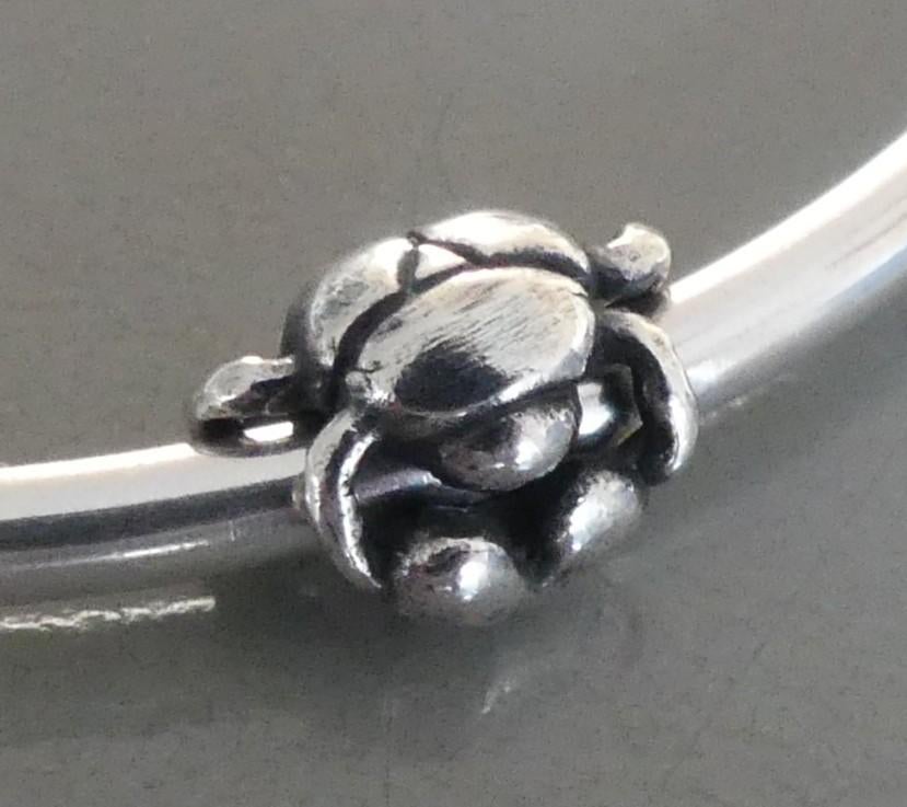 Trollbeads LEVEN EN LIEFDE (Hart met scarabee), Sieraden, Tassen en Uiterlijk, Bedels, -, Verzenden, -, Zo goed als nieuw
