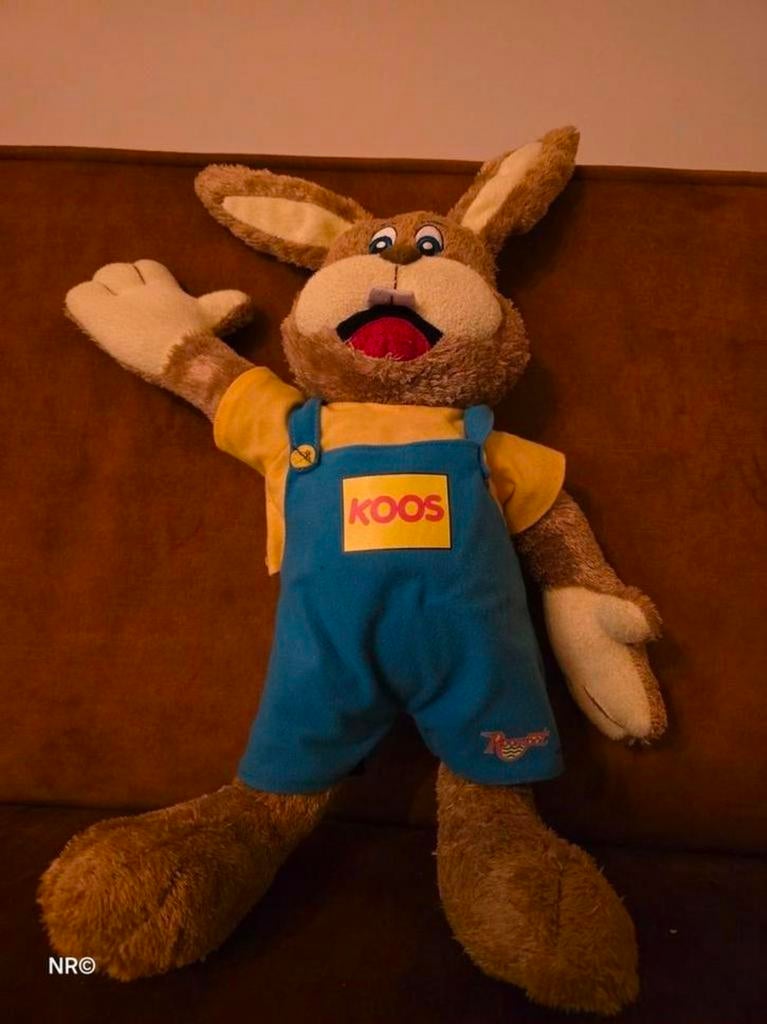 Leuke Koos Konijn Knuffel - Goede Staat!, Ophalen of Verzenden, Zo goed als nieuw, Konijn