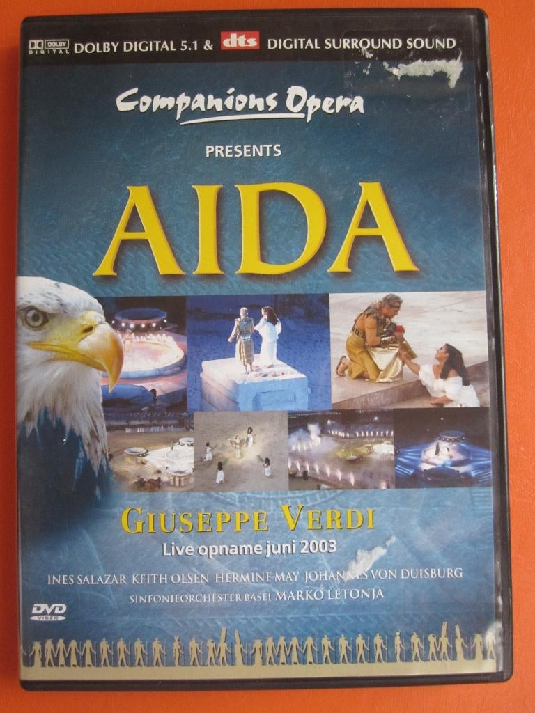Aïda, Cd's en Dvd's, Dvd's | Muziek en Concerten, Zo goed als nieuw, Muziek en Concerten, Alle leeftijden, Ophalen of Verzenden