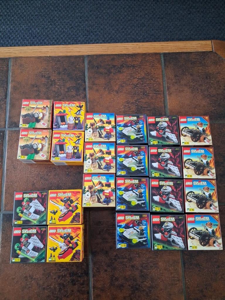 Lego System MISB o.a. 1747, 2871, 6790, 1731, 2845, 6100, Ophalen, Nieuw