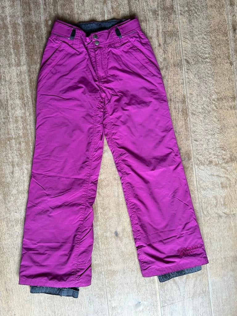 Fijne skibroek paars / roze, ZGAN, merk Protest, maat 140, Ophalen of Verzenden, Zo goed als nieuw, Jongen of Meisje, Broek